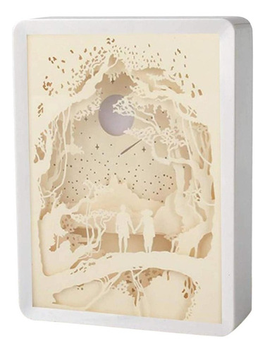 Papercut Night Light Shadow Box P