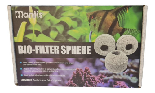 Bio Filter Sphere Mantis 2kg M/filtrante Ultraporoso Acuario