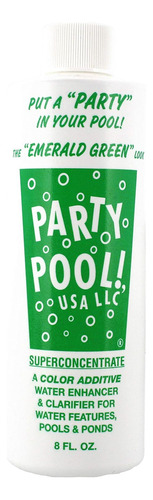 Aditivo De Color Para Piscina Party Pool Green Lagoon, 8 Oz