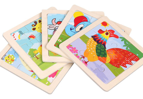 Juegos De Rompecabezas De Madera Aprendizaje Panda