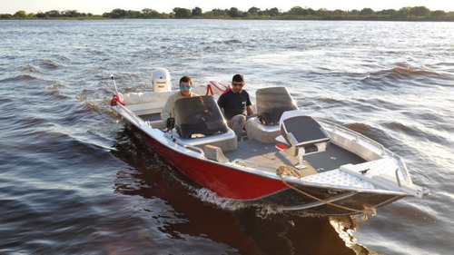 Lancha De Aluminio Alumicavel Pira 190 Camping Yamaha 60 Hp