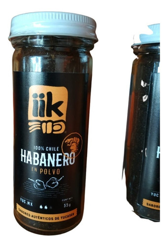Chile Habanero Puro En Polvo Marca Iik De 55g
