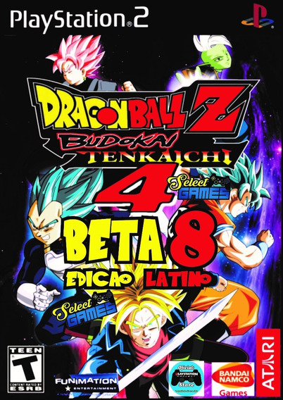 Dragon Ball BT4 - Beta X - Dublado Repro Ps2 / Retro Pacth Play 2 Dvd iso