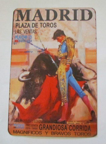 Poster Cartel Placa Arte Taurino Toros Decoracion Casa 