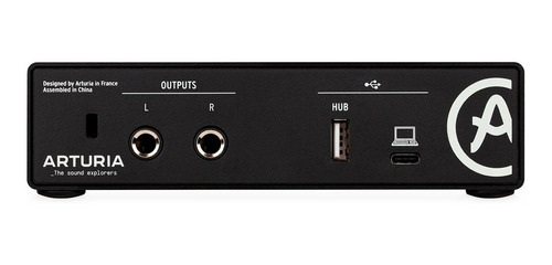 Imagen 3 de 3 de Placa Interfaz De Audio Usb Arturia Minifuse 1 Color Negro