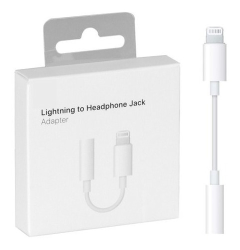 Adaptador iPhone Lightning A 3.5 Audifonos Stereo