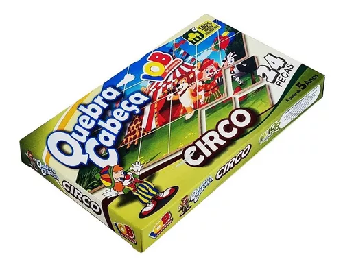 Jogo Pedagógico Quebra Cabeca Circo - compre diversos brinquedos