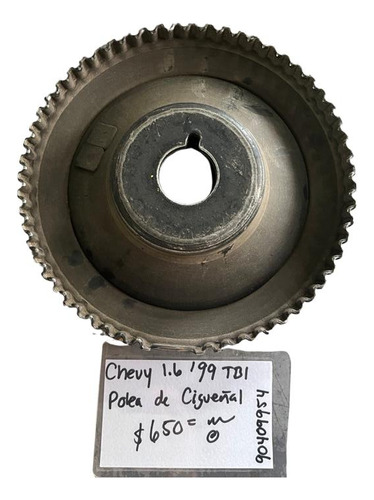 Polea De Cigüeñal Chevrolet Chevy 1999 1.6 Tbi