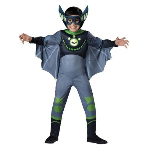 Disfraz Para Niño Murciélago Wild Kratts Talla 6