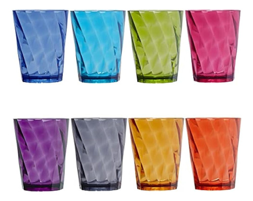 Us Acrylic Optix Vasos De Plástico Apilables De 14 Onzas En 