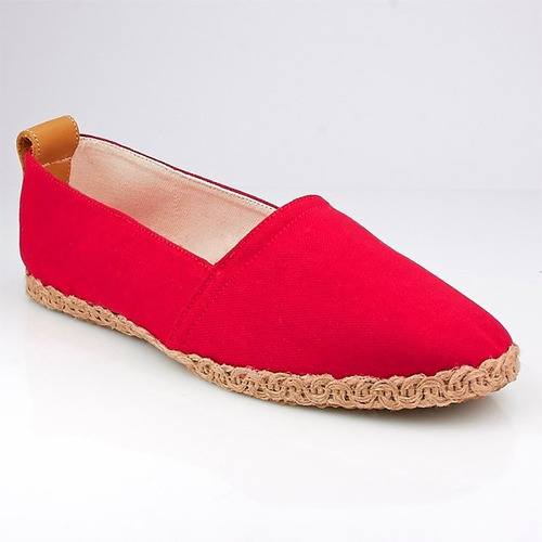 Zapatos 9533 Alpargatas Slippers Rojo Con Yute .