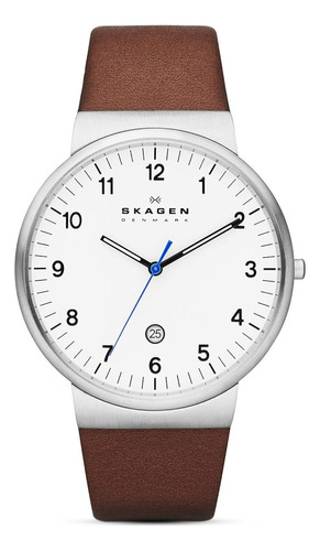 Skagen Men's Ancher Stainless Steel And Mesh Quartz Watch