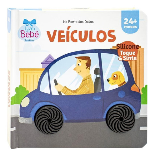 Livro Na Ponta Dos Dedos Carros Veículos Toque E Sinta