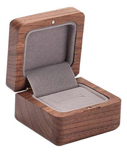 Caja De Anillo De Madera Caja De Anillo De Boda Para Regalo