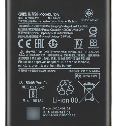 Batería Pila Para Xiaomi Redmi 10a 10c Bn5g 