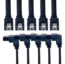 Comprar Kit 10 | Cabo Sata 3 6gb\u002Fs Hd Ssd Gravador Drives Com Trava