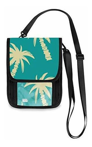 Cartera Para Pasaporte - Vikko Exotic Tropical Palm Tree Tra