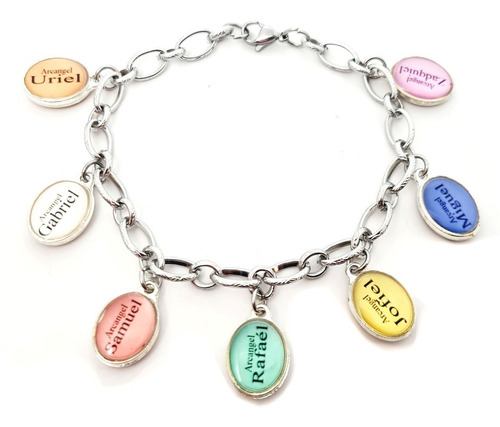 Pulsera 7 Arcángeles Miguel Rafael Uriel Zadquiel Samuel