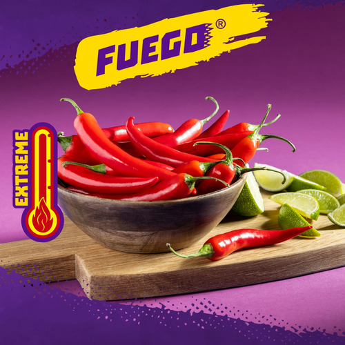 Takis Fuego Bolsa Tamaño Fiesta, Chile Picante Y Lim 481 G