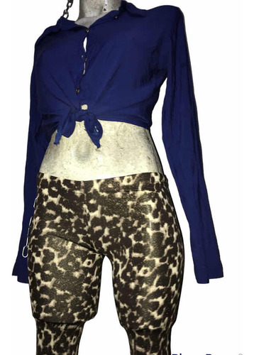 Sexy Leggin Mayon Animal Print Glitter Miley Cirus Y Maxazri (Usado)