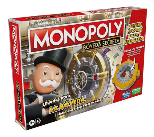 Juego De Mesa Monopolio Monopoly Bóveda Secreta En Español 