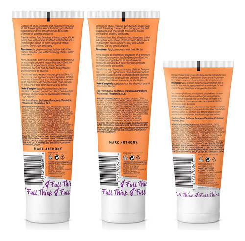 Set De ChampĂș Y Acondicionador Marc Anthony Para Cabello Gru