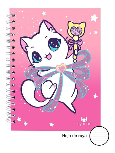 Syanne Libreta Hoja Rayada Gato Sailor Moon Cat Kawaii