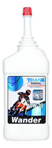 Aceite Engranajes Mineral Moto 10w30 Wander X 1 Lt X 12 Un