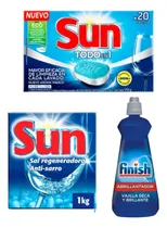 Comprar Lavavajillas Sun Detergente + Sal + Abrillantador Combo