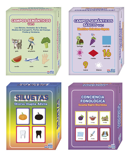 Kit De Tarjetas Para Apoyo Escolar Volumen 4