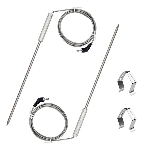 2pcs Sonda Termómetro Para Carne De Repuesto Para Thermopro
