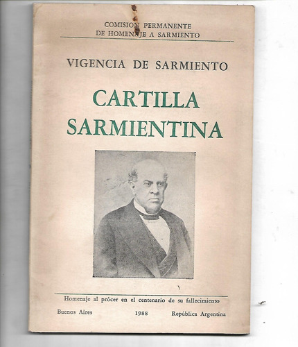 Cartilla Sarmientina Vigencia De Sarmiento 