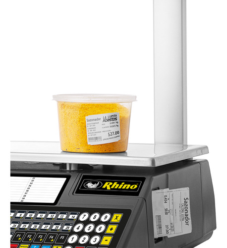 Báscula comercial digital Rhino BAET-30 30kg con mástil 127V 34 cm x 26 cm