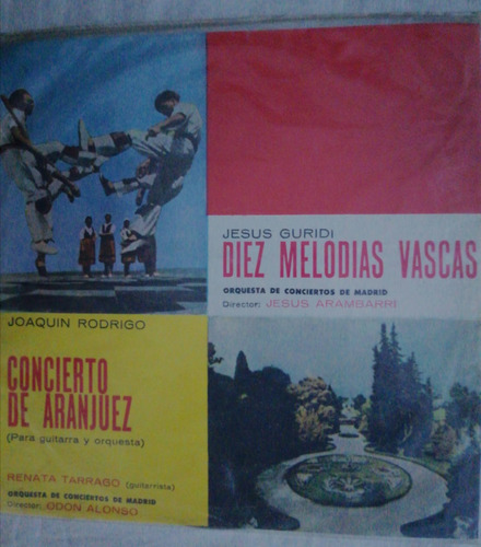 10 Melodias Vascas Concierto De Aranjuez Guridi Disco Vinilo