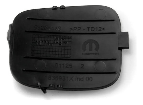 Imagen 3 de 7 de Tapa Gancho De Remolque Parachoque Trasero Jeep