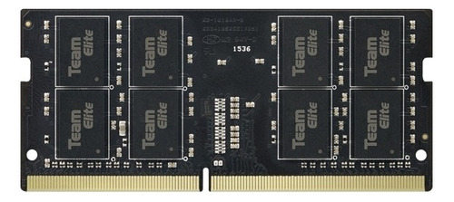 Memoria Ram Elite Color Negro 8gb 1 Team Group Ted48g2666c19-s01