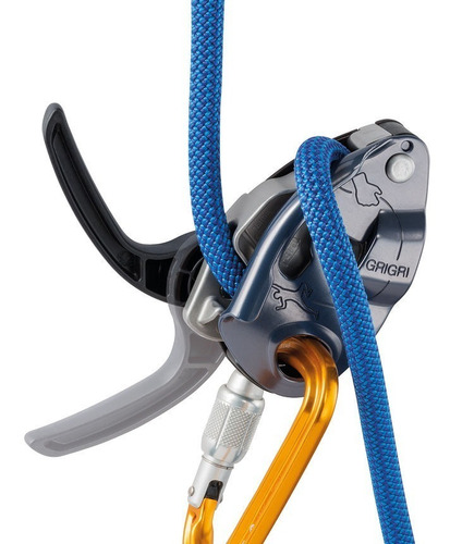 Imagem 2 de 4 de Freio Autoblocante Grigri 2019 - Petzl Escalada (azul Turq)