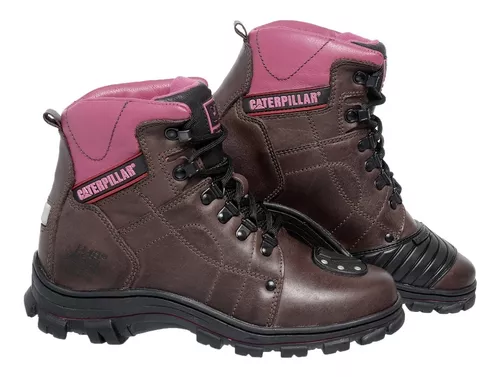 Coturno adventure bota caterpillar couro látego marrom- em Promoção na  Americanas