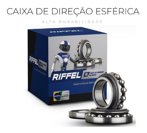 Caixa Direção Esferica Suzuki En Yes 125 2007 2008 Riffel