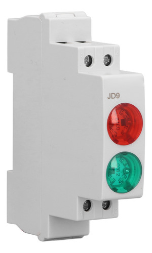 Indicador Led Tipo Din Rail Signal, Rojo Y Verde, Tipo Doble