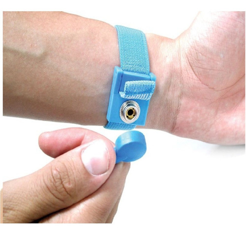 Pulseira Anti Estática Com Fio Uso Profissional Esd