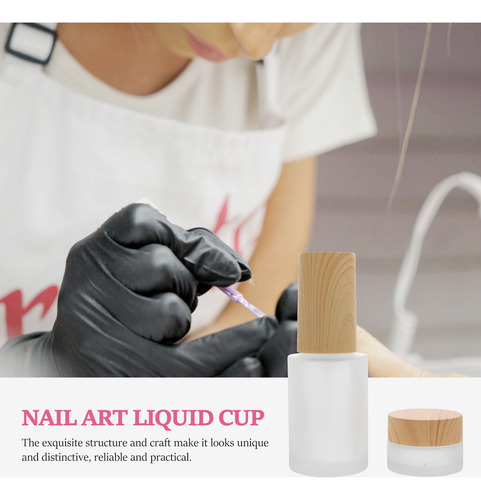 1 Conjunto De Frascos Removedores De Esmalte De Maquiagem De