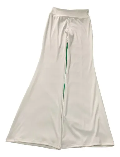 Pantalon blanco pata elefante new arrivals