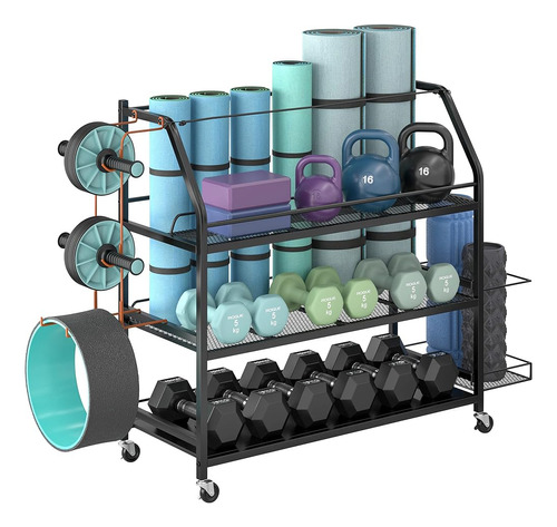 ~? Staransun Home Gym Storage Rack - Weight Rack For Dumbbel