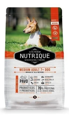 Alimento Vitalcan Nutrique Perro Medium Adult 7+ X3kg
