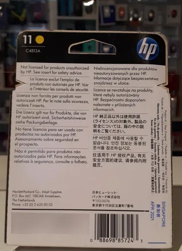 Cabezal Hp 11 Amarillo Original C4813 2800 1200 500 110 9110