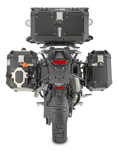 Imagen 2 de 4 de Baul Lateral Givi Trekker Outback 48 Lts Aluminio Negro Md