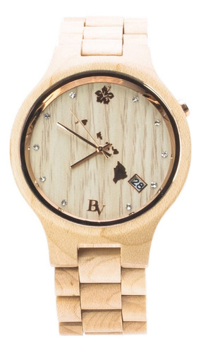 Reloj De Pulsera De Madera Para Hombre, Madera De Arce Hawai