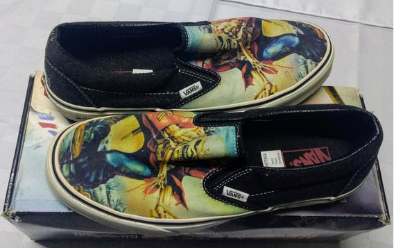 tenis vans iron maiden