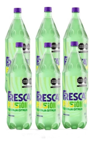 Refresco Fresca Fusion Toronja Citrus 4 Pzs De 2 Lt C/u